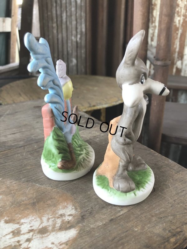 画像8: 70s Vintage Ceramic Figurine Road Runner & Wile E. Coyote SET (R195) 