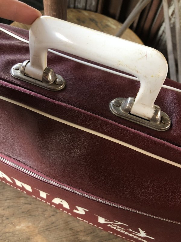 画像8: 60s Vintage Qantas V-Jet Passenger Airline Bag (R206)