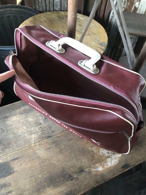 画像11: 60s Vintage Qantas V-Jet Passenger Airline Bag (R206)