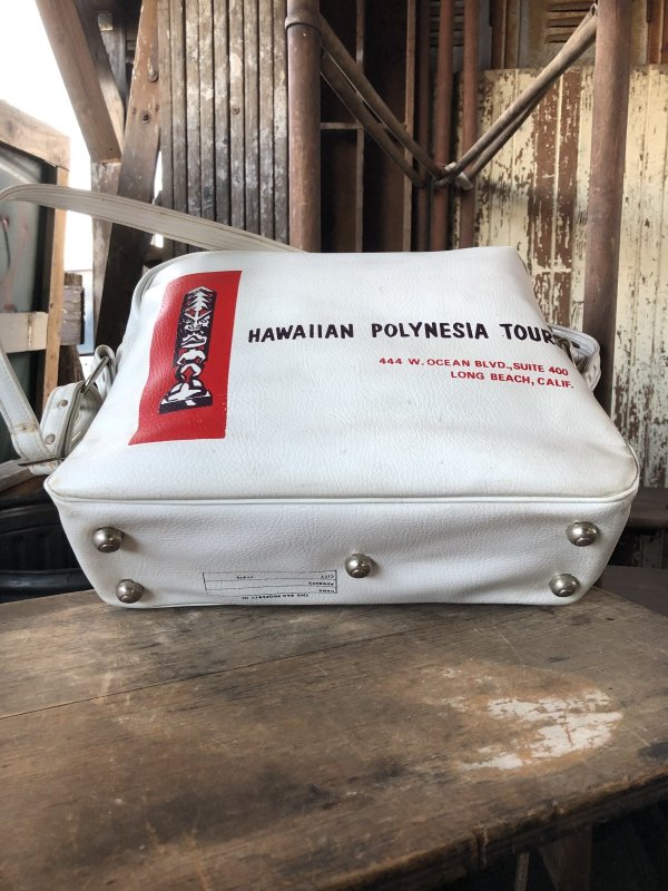 画像7: Vintage HAWAIIAN POLYNESIA TOURS Travel Bag (R207)