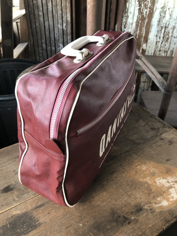 画像4: 60s Vintage Qantas V-Jet Passenger Airline Bag (R206)