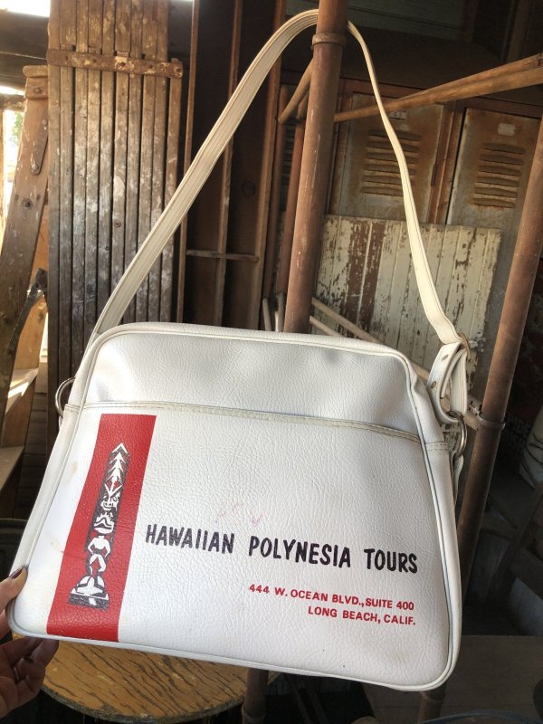 画像22: Vintage HAWAIIAN POLYNESIA TOURS Travel Bag (R207)