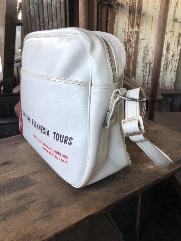 画像11: Vintage HAWAIIAN POLYNESIA TOURS Travel Bag (R207)