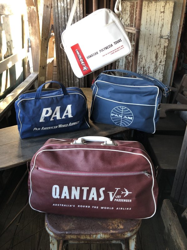 画像23: Vintage HAWAIIAN POLYNESIA TOURS Travel Bag (R207)
