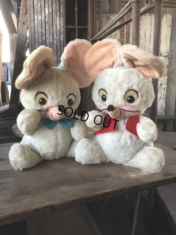 画像1: 50s Vintage Pixie and Dixie Knickerbocker Plush Doll SET (R217)