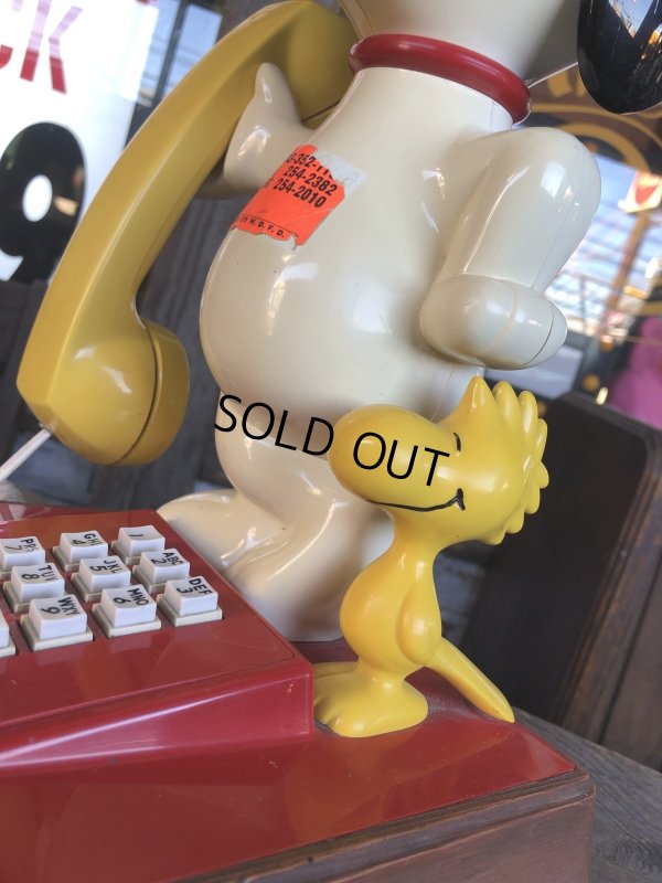 画像9: 70s Vintage Phone Snoopy And Woodstock (C075)