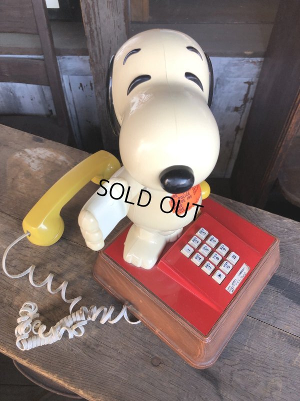画像11: 70s Vintage Phone Snoopy And Woodstock (C075)