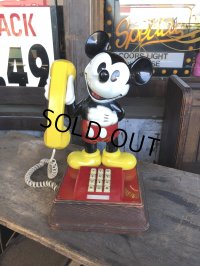 70s Vintage Phone Mickey Mouse (R218)