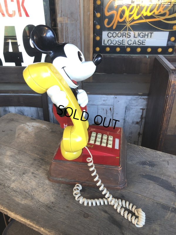 画像7: 70s Vintage Phone Mickey Mouse (R218)