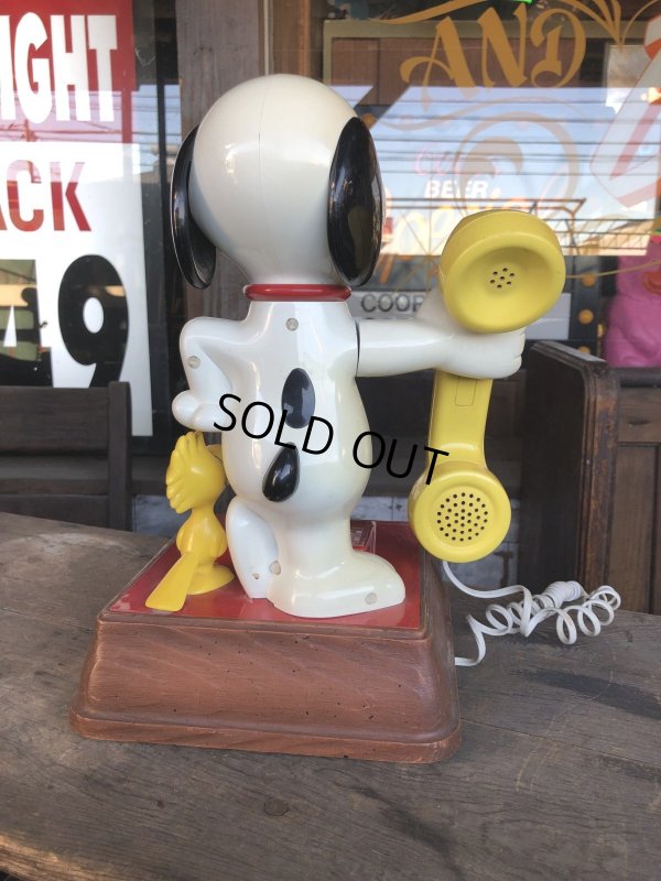 画像4: 70s Vintage Phone Snoopy And Woodstock (C075)