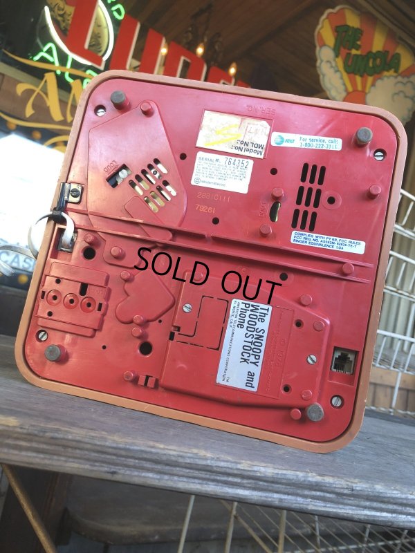 画像7: 70s Vintage Phone Snoopy And Woodstock (C075)