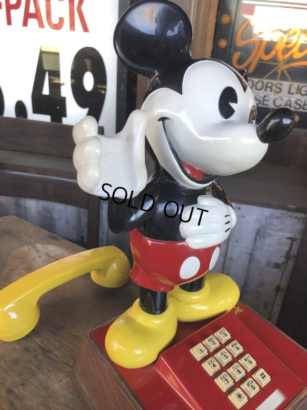 画像8: 70s Vintage Phone Mickey Mouse (R218)