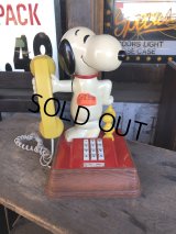 70s Vintage Phone Snoopy And Woodstock (C075)