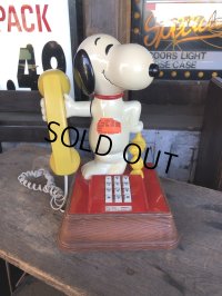 70s Vintage Phone Snoopy And Woodstock (C075)