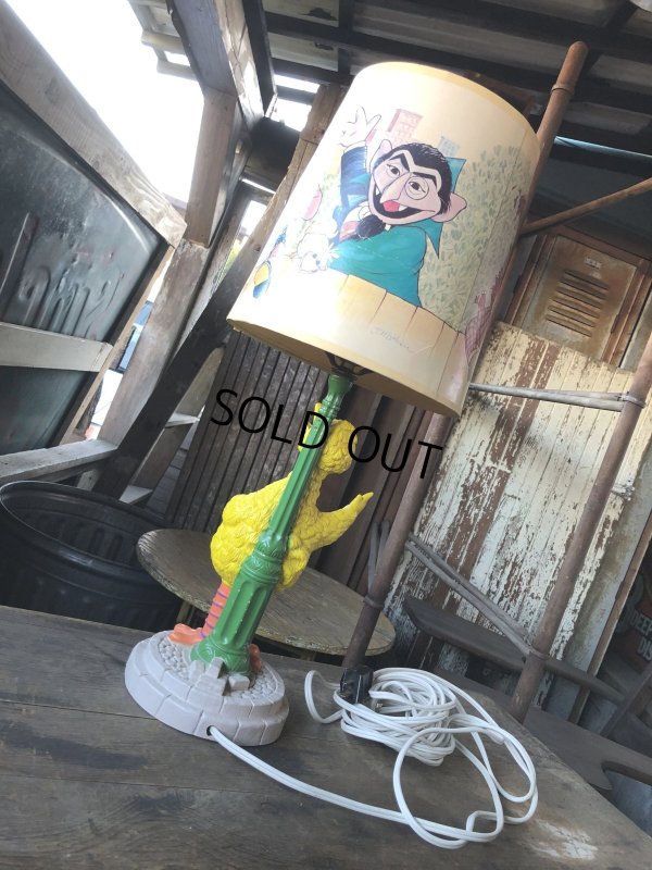 画像3: 70s Vintage Sesame Street Big Bird Kids Room Nursery Lamp (R224)
