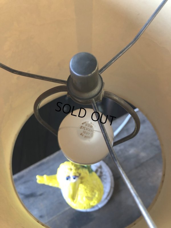 画像5: 70s Vintage Sesame Street Big Bird Kids Room Nursery Lamp (R224)