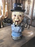 70s Vintage Charlie McCarthy Jim Beam Decanter (R223)