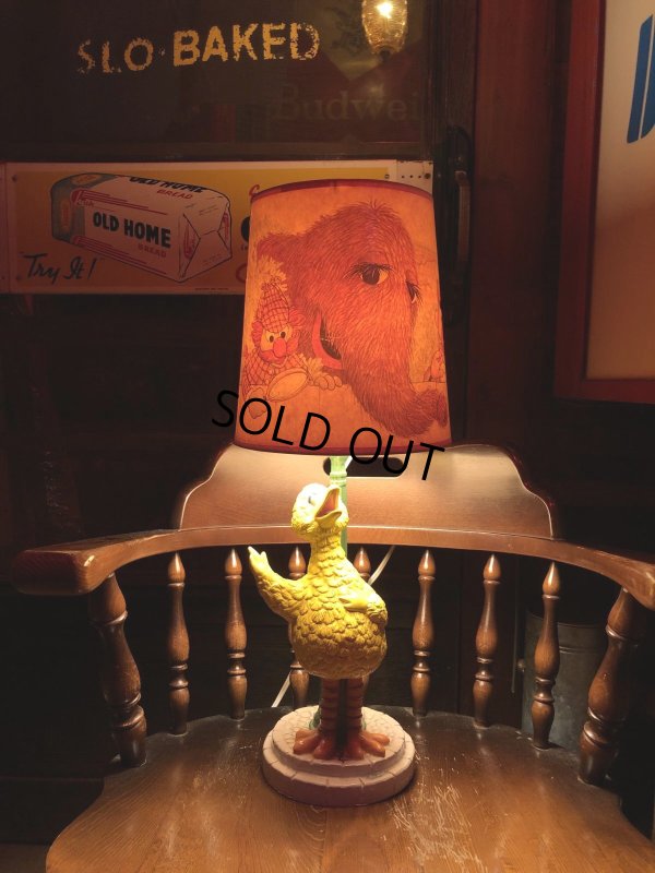 画像6: 70s Vintage Sesame Street Big Bird Kids Room Nursery Lamp (R224)