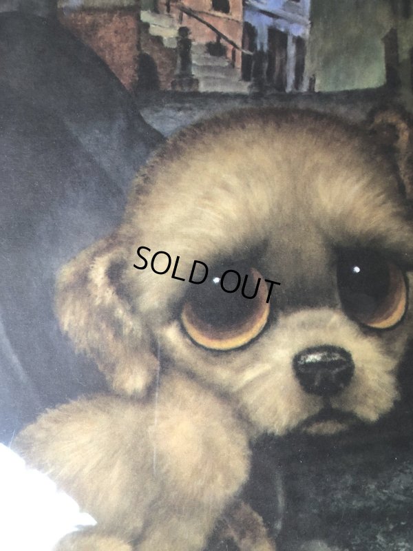 画像8: 60s GIG Vintage Big Eye Pity Puppy Art (R230)
