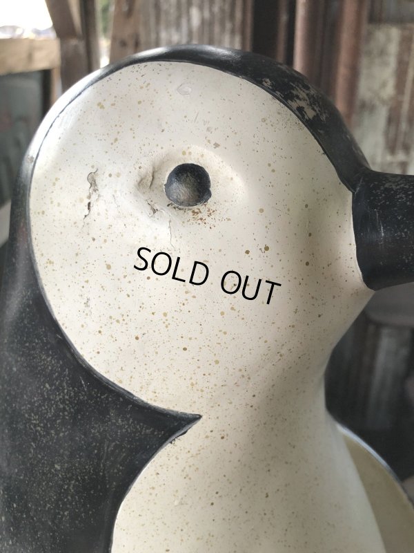 画像8: Vintage Advertising KOOL Tobacco Cigarettes Store Display Willie the Penguin Statue (R232)