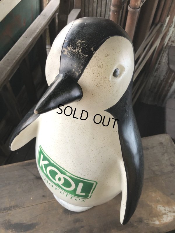画像9: Vintage Advertising KOOL Tobacco Cigarettes Store Display Willie the Penguin Statue (R232)