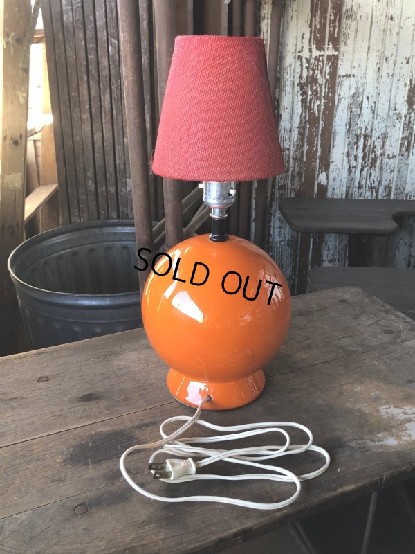 画像4: Vintage Mid-Century Hippie Smiley Happy Face Ceramic Table Lamp (R233)