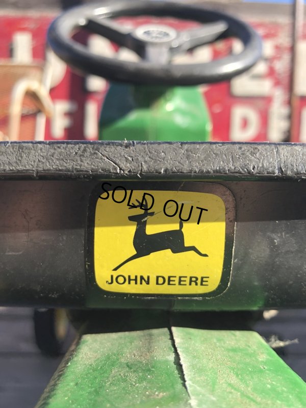 画像14: Vintage Ertl JOHN DEERE TRACTOR Pedal Car Kids Ride On 7600 (R235)