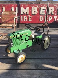 Vintage Ertl JOHN DEERE TRACTOR Pedal Car Kids Ride On 7600 (R235)