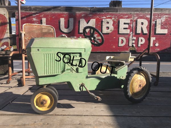 画像3: Vintage Ertl JOHN DEERE TRACTOR Pedal Car Kids Ride On (R236)