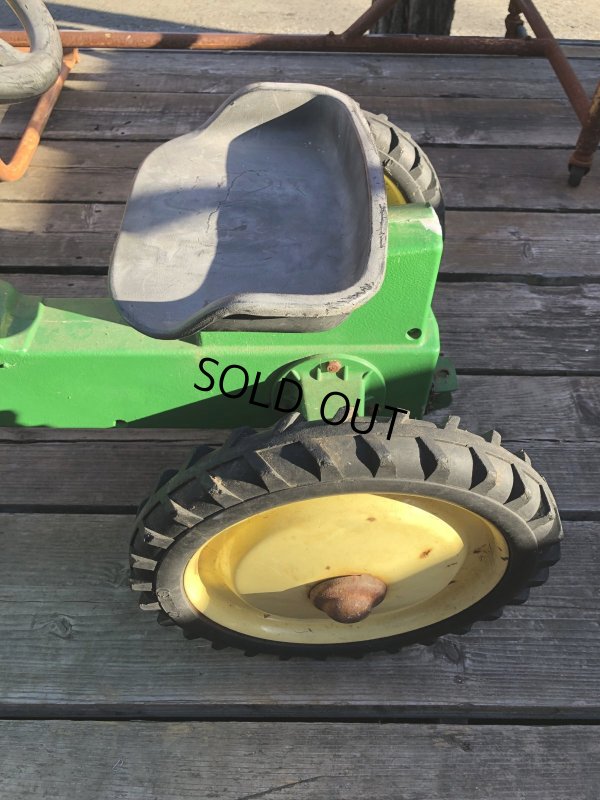 画像7: Vintage Ertl JOHN DEERE TRACTOR Pedal Car Kids Ride On 7600 (R235)