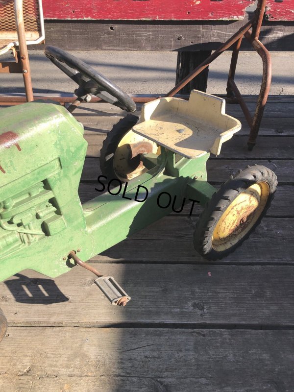 画像6: Vintage Ertl JOHN DEERE TRACTOR Pedal Car Kids Ride On (R236)