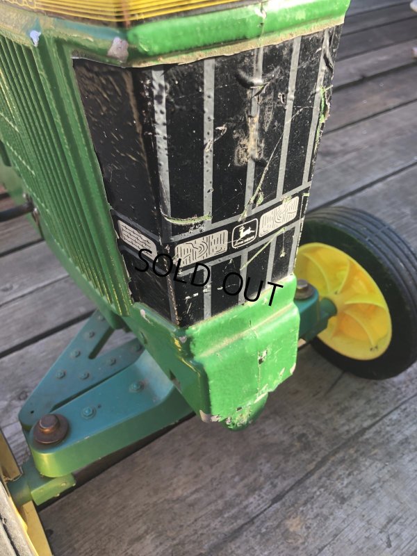 画像23: Vintage Ertl JOHN DEERE TRACTOR Pedal Car Kids Ride On 7600 (R235)