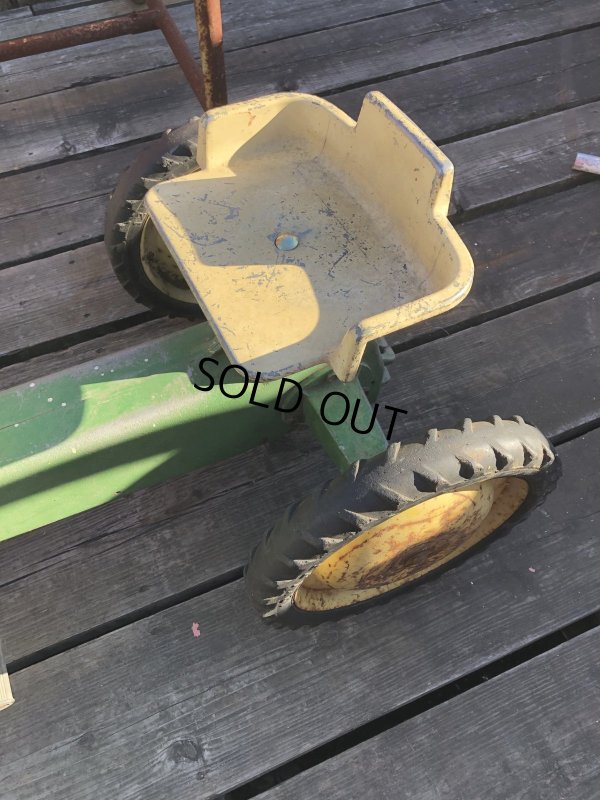 画像7: Vintage Ertl JOHN DEERE TRACTOR Pedal Car Kids Ride On (R236)