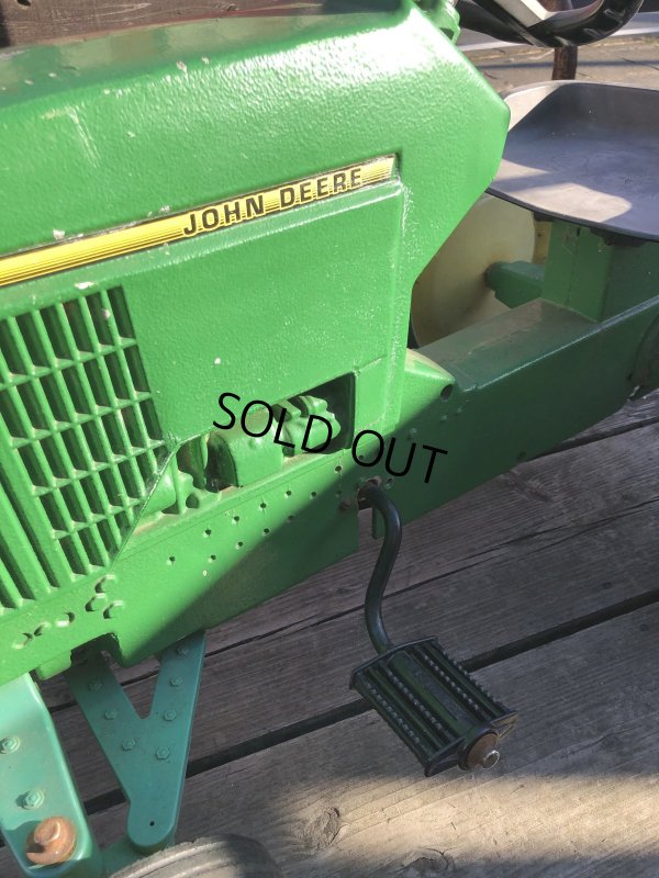 画像5: Vintage Ertl JOHN DEERE TRACTOR Pedal Car Kids Ride On 7600 (R235)