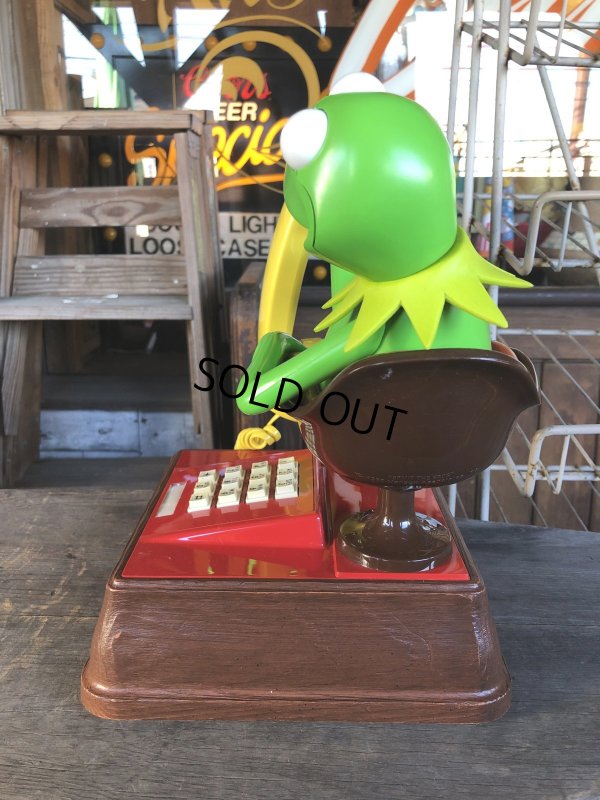 画像9: 80s Vintage The Muppets Show KERMIT THE FROG Phone (R237)