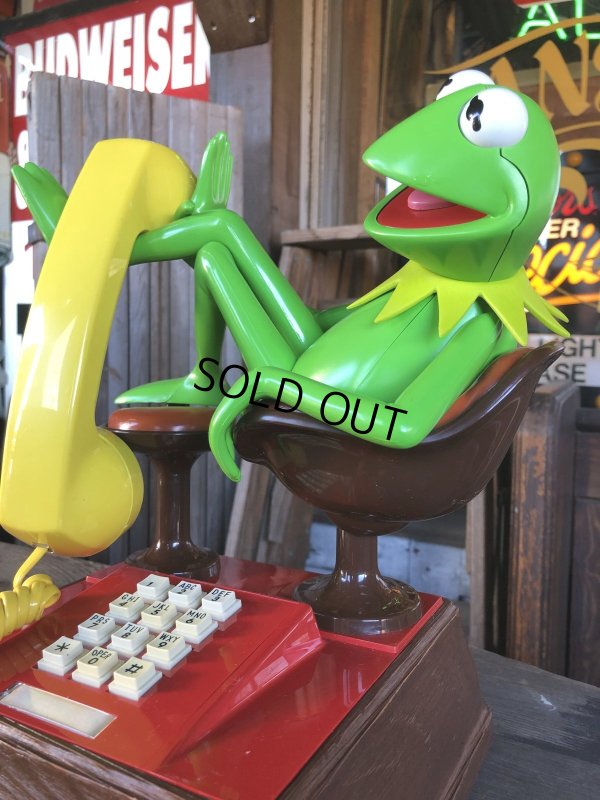 画像4: 80s Vintage The Muppets Show KERMIT THE FROG Phone (R237)