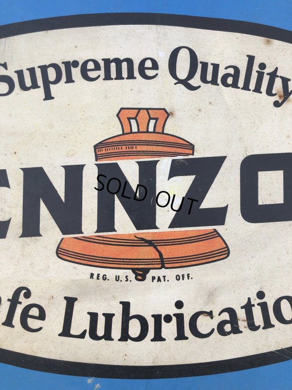 画像10: 【店舗引き取り限定】 Vintage Pennzoil Oil Safe Lubrication Huge Store Display Sign (R238)