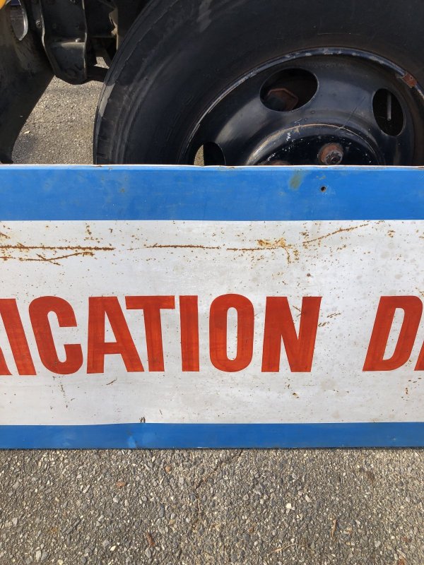 画像5: 【店舗引き取り限定】 Vintage Pennzoil Oil Safe Lubrication Huge Store Display Sign (R238)