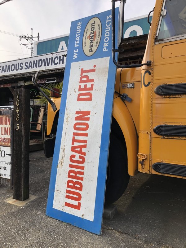 画像17: 【店舗引き取り限定】 Vintage Pennzoil Oil Safe Lubrication Huge Store Display Sign (R238)