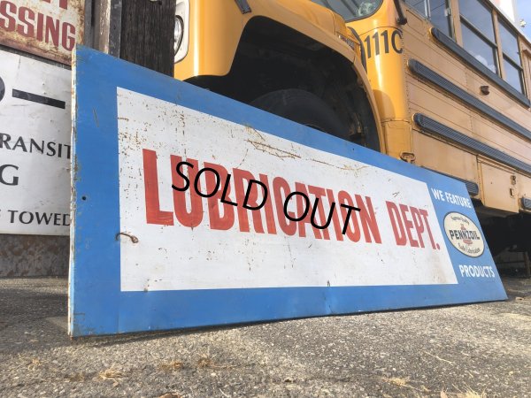 画像13: 【店舗引き取り限定】 Vintage Pennzoil Oil Safe Lubrication Huge Store Display Sign (R238)