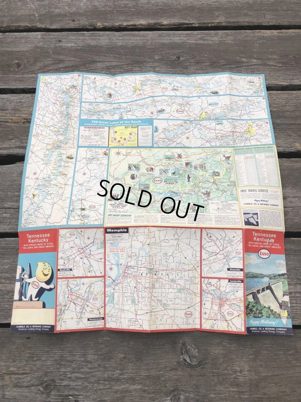 画像5: Vintage Road Map ESSO (R246) 
