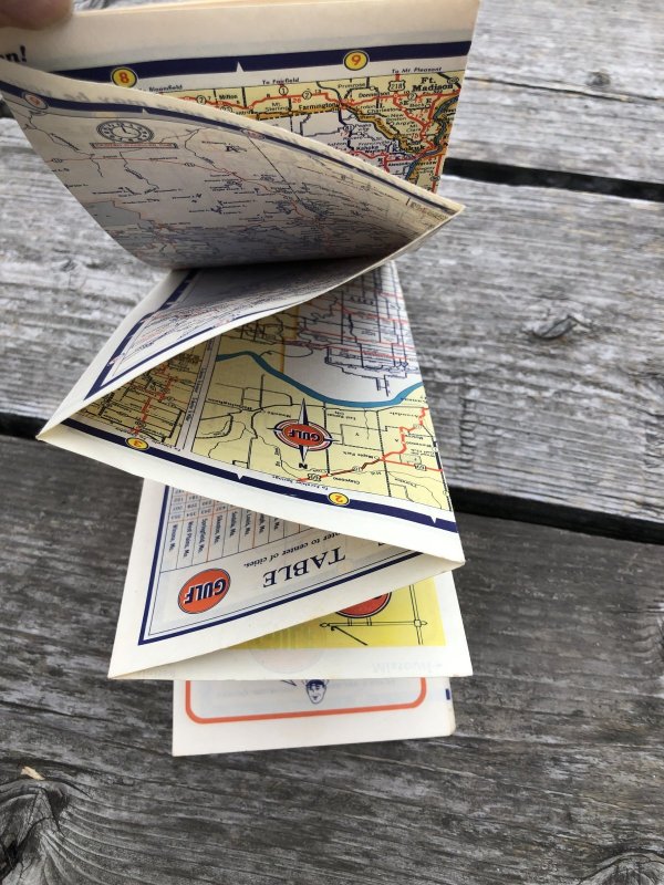 画像4: Vintage Road Map GULF (R243) 