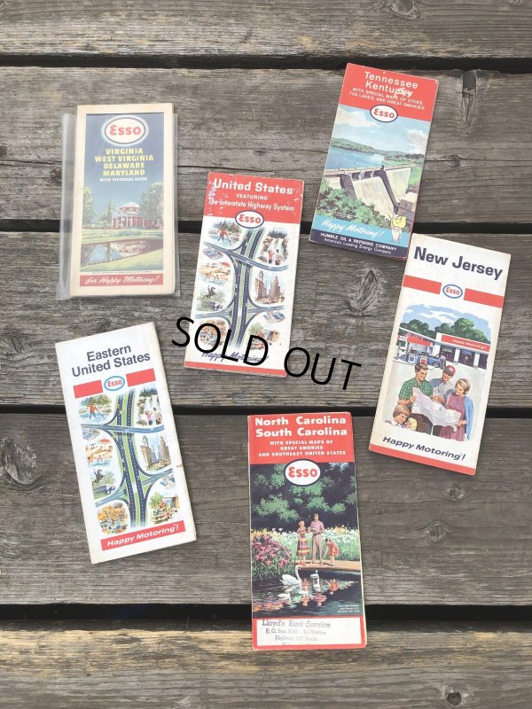 画像1: Vintage Road Map ESSO (R246) 