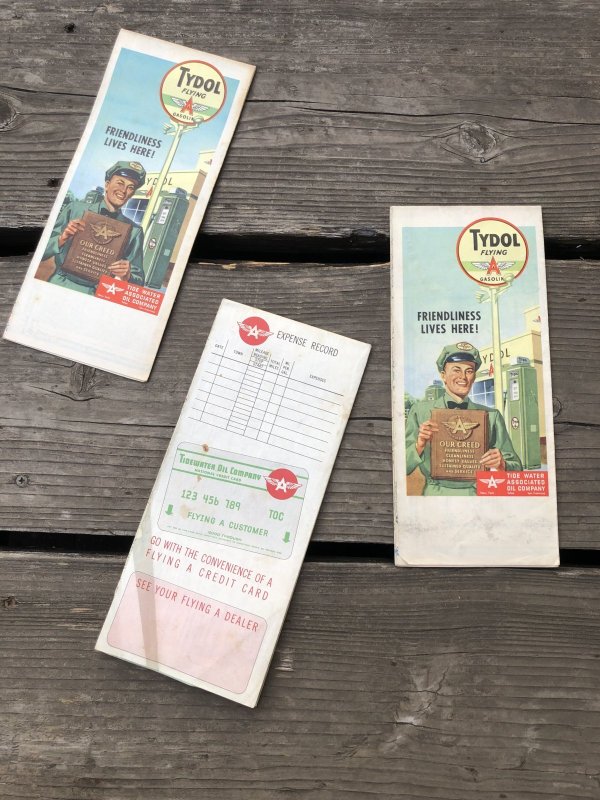 画像2: Vintage Road Map TYDOL FLYING A (R253) 