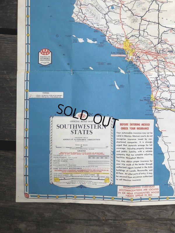 画像10: Vintage Road Map AAA (R251) 