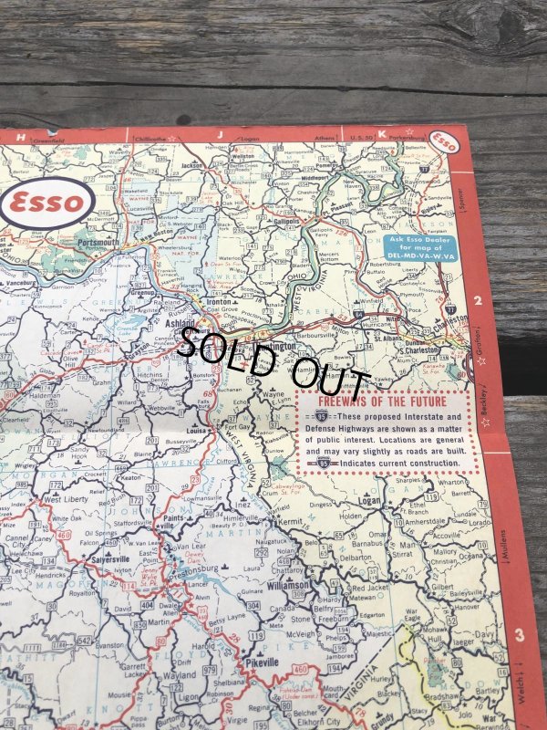 画像9: Vintage Road Map ESSO (R246) 