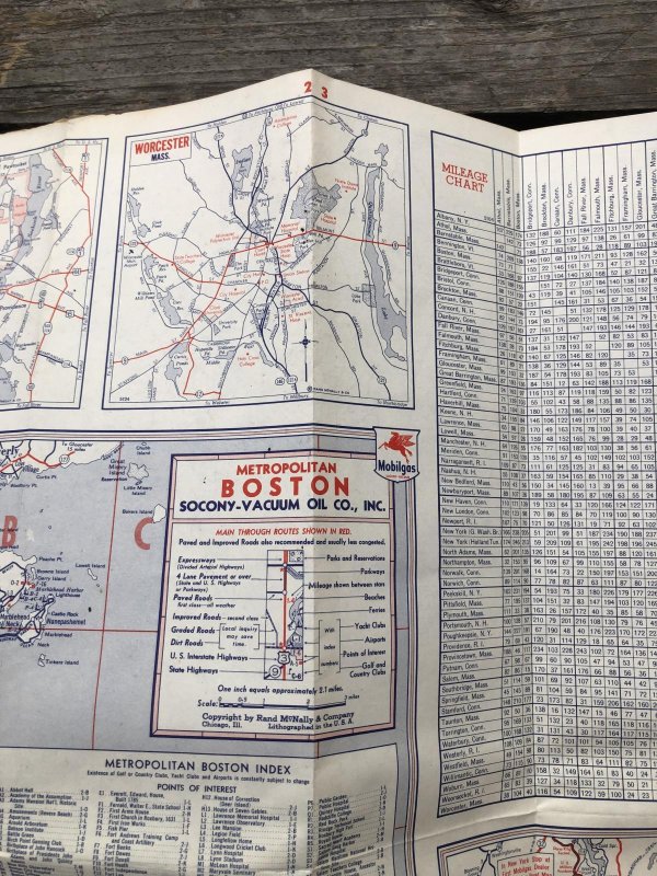 画像8: Vintage Road Map MOBIL (R254) 