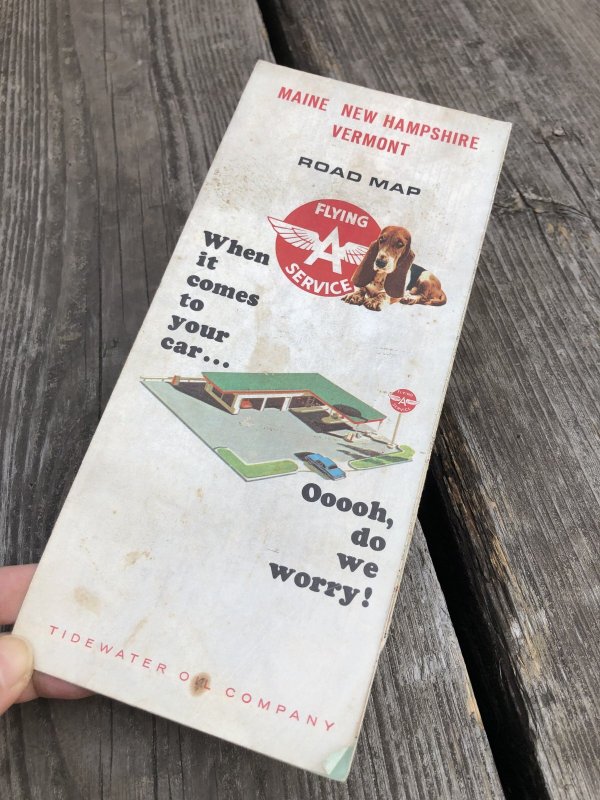 画像3: Vintage Road Map TYDOL FLYING A (R253) 