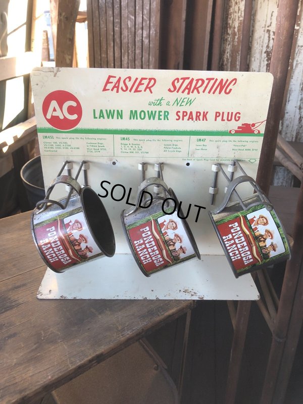 画像20: Vintage AC Spark Plugs AC Lawn Mower Spark Plugs Store Counter Display (R255)
