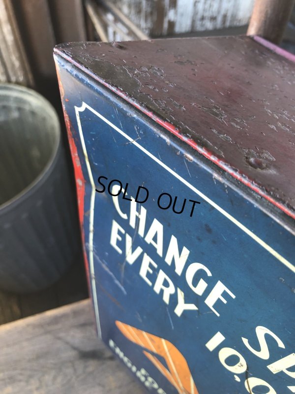 画像15: Vintage AC Spark Plugs Metal Advertising Cabinet Display Case Sign (R257)